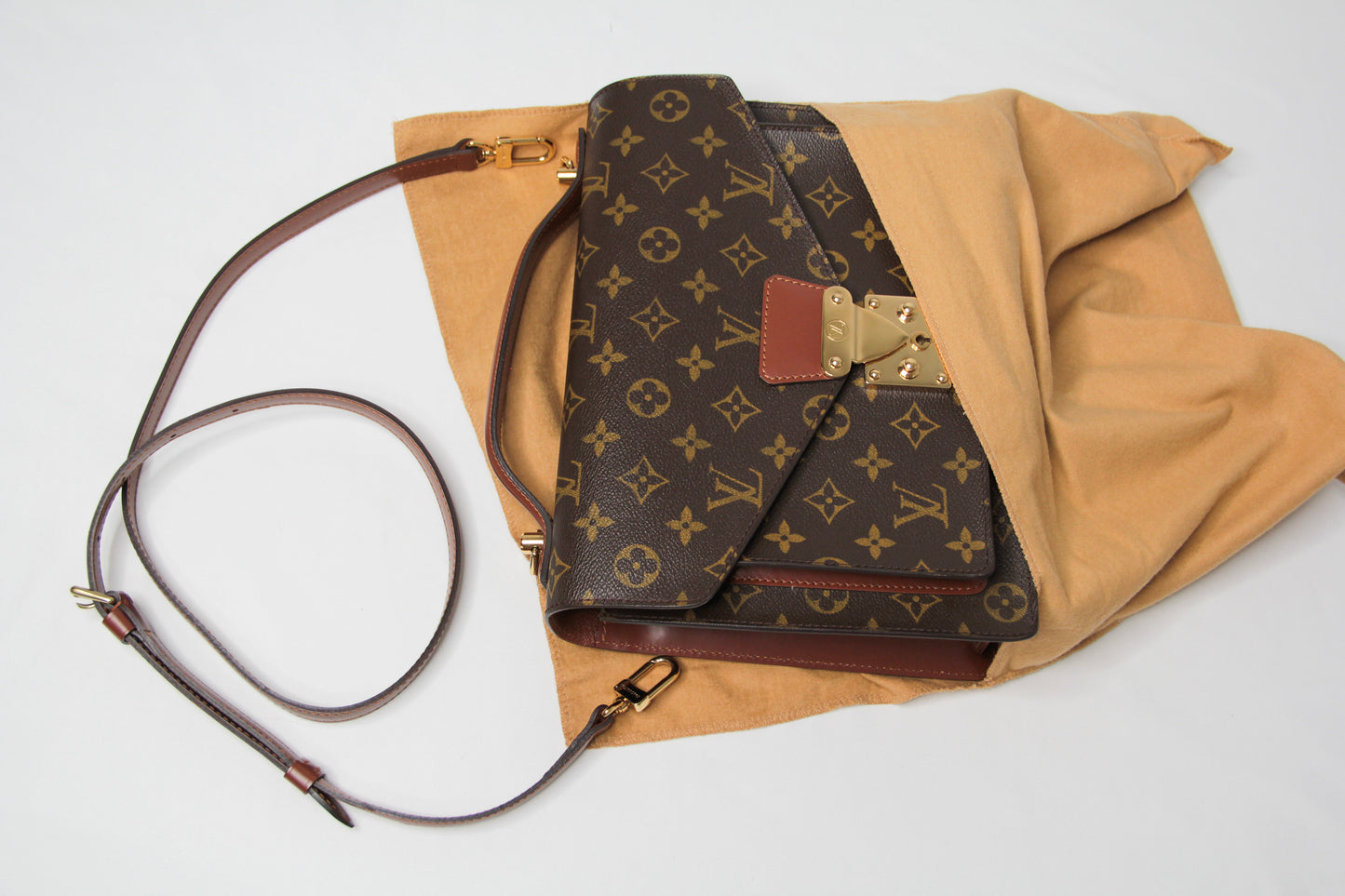 Vintage  Louis Vuitton Monceau Monogram Canvas Hand Bag