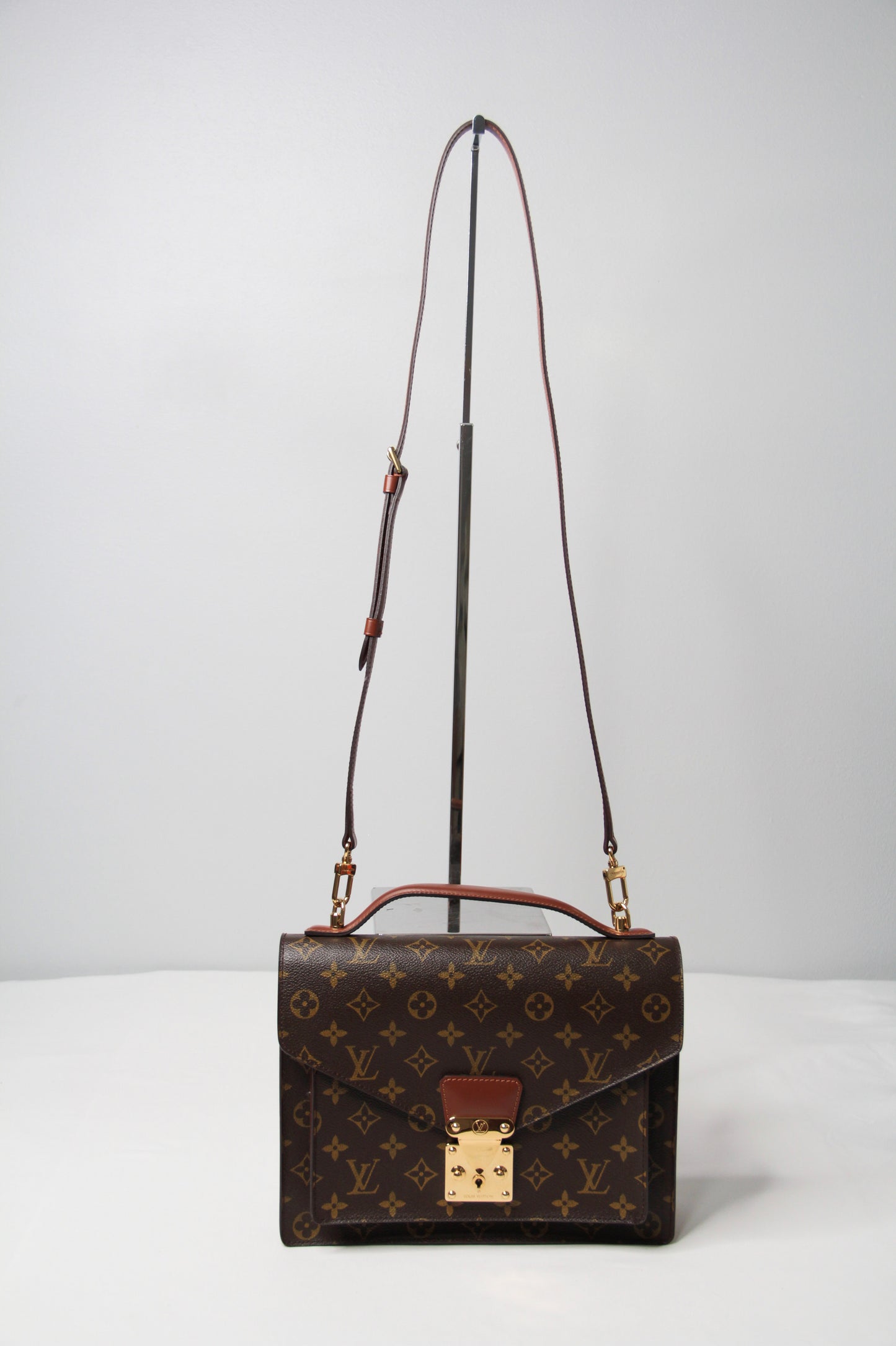 Vintage  Louis Vuitton Monceau Monogram Canvas Hand Bag
