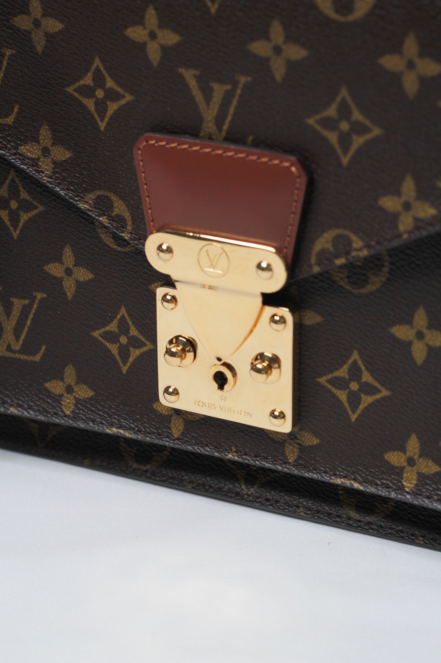 Vintage  Louis Vuitton Monceau Monogram Canvas Hand Bag