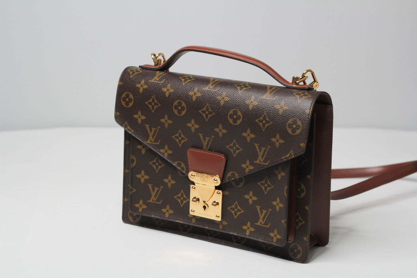 Vintage  Louis Vuitton Monceau Monogram Canvas Hand Bag