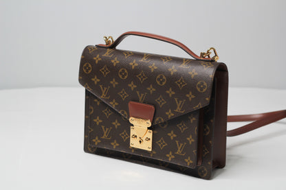 Vintage  Louis Vuitton Monceau Monogram Canvas Hand Bag