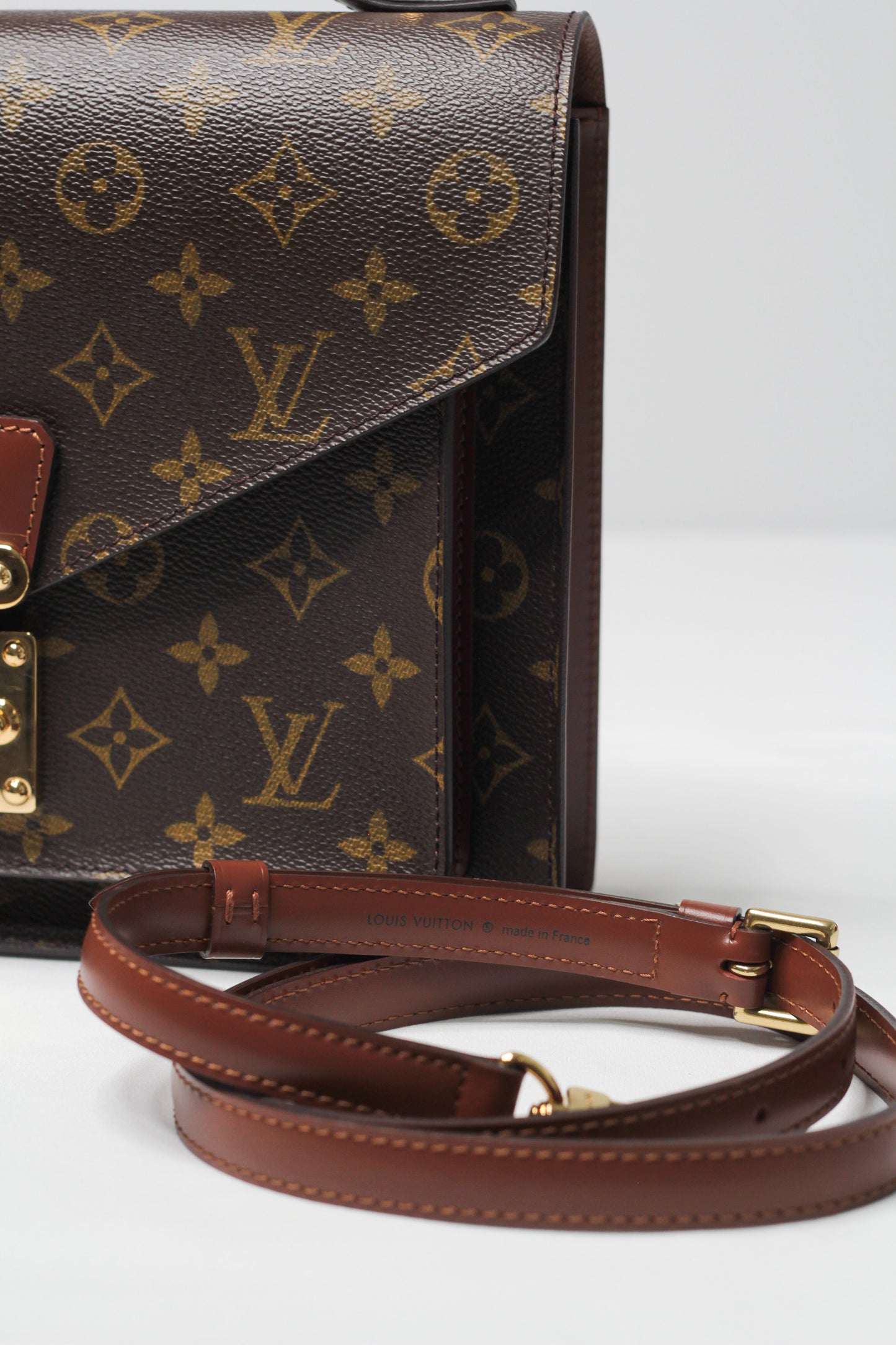 Vintage  Louis Vuitton Monceau Monogram Canvas Hand Bag