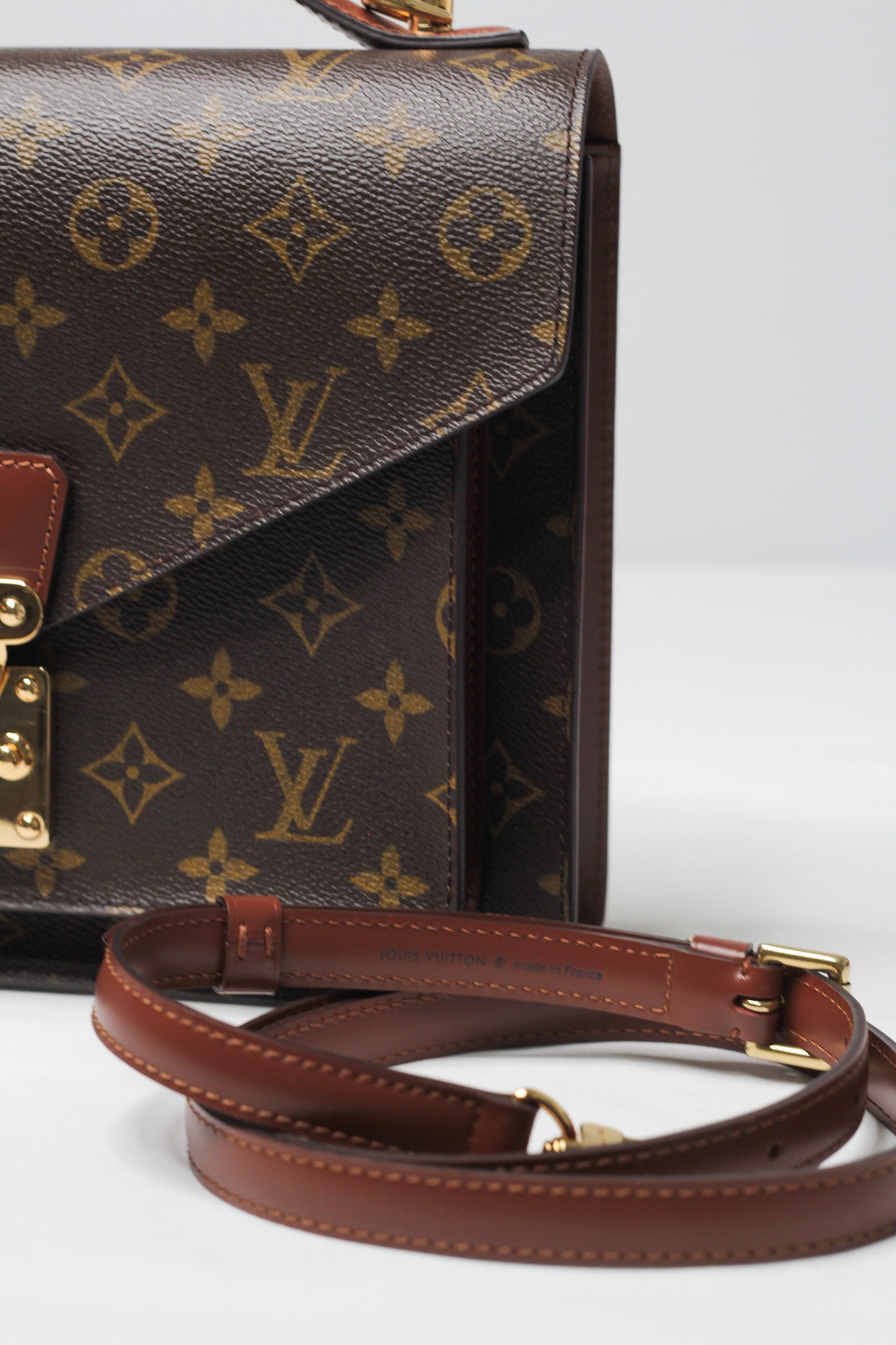 Vintage  Louis Vuitton Monceau Monogram Canvas Hand Bag