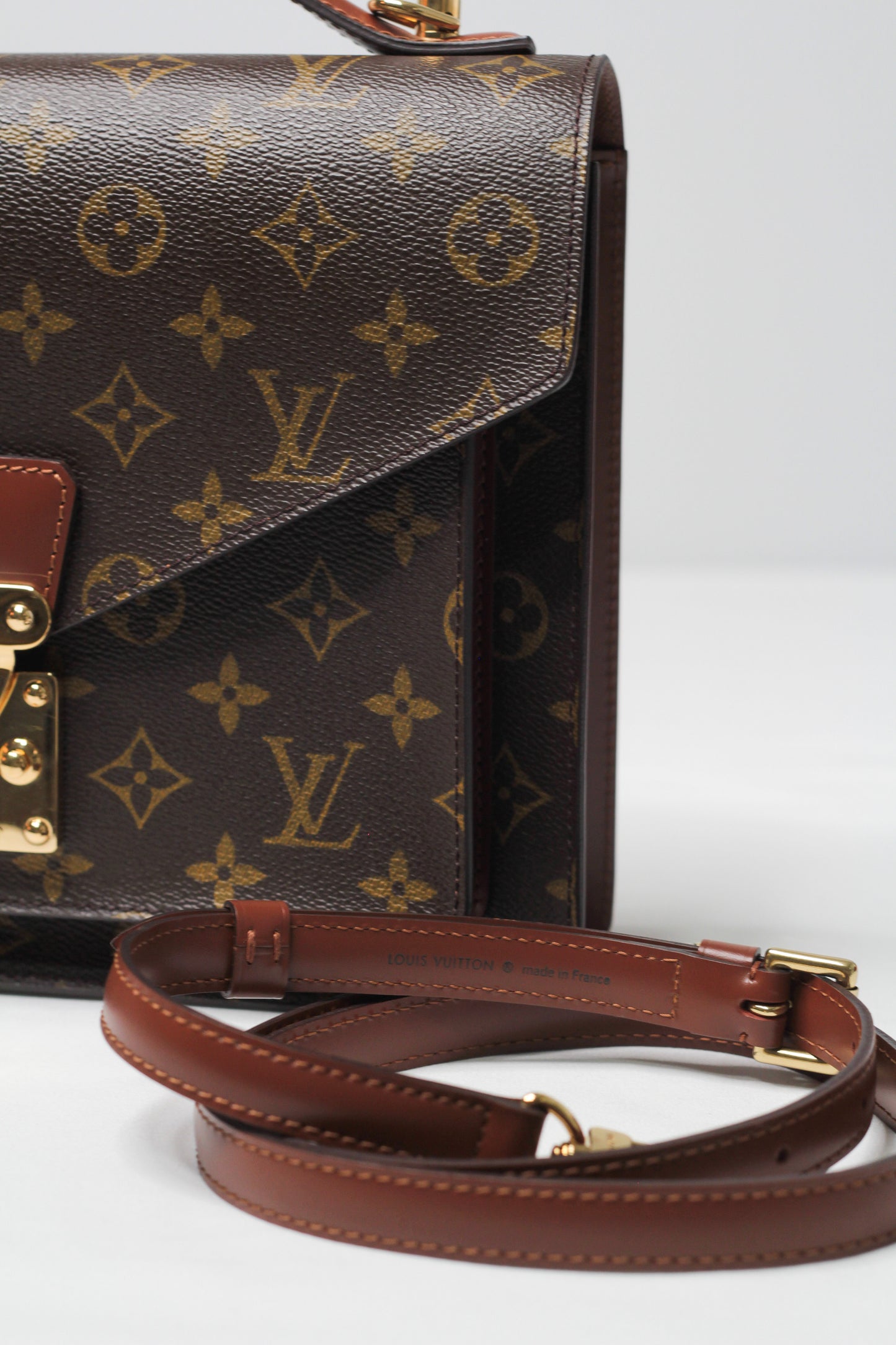 Vintage  Louis Vuitton Monceau Monogram Canvas Hand Bag