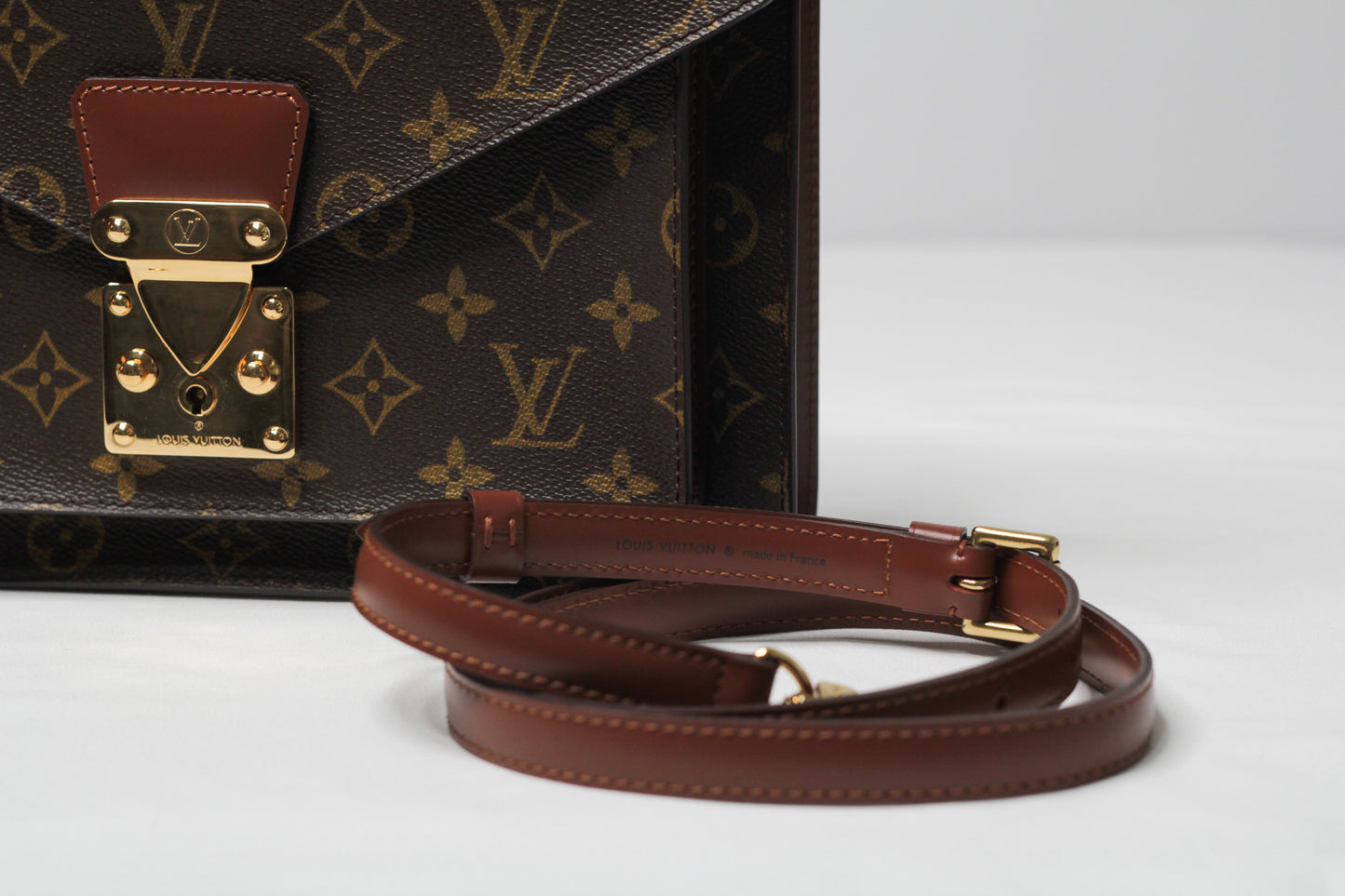 Vintage  Louis Vuitton Monceau Monogram Canvas Hand Bag