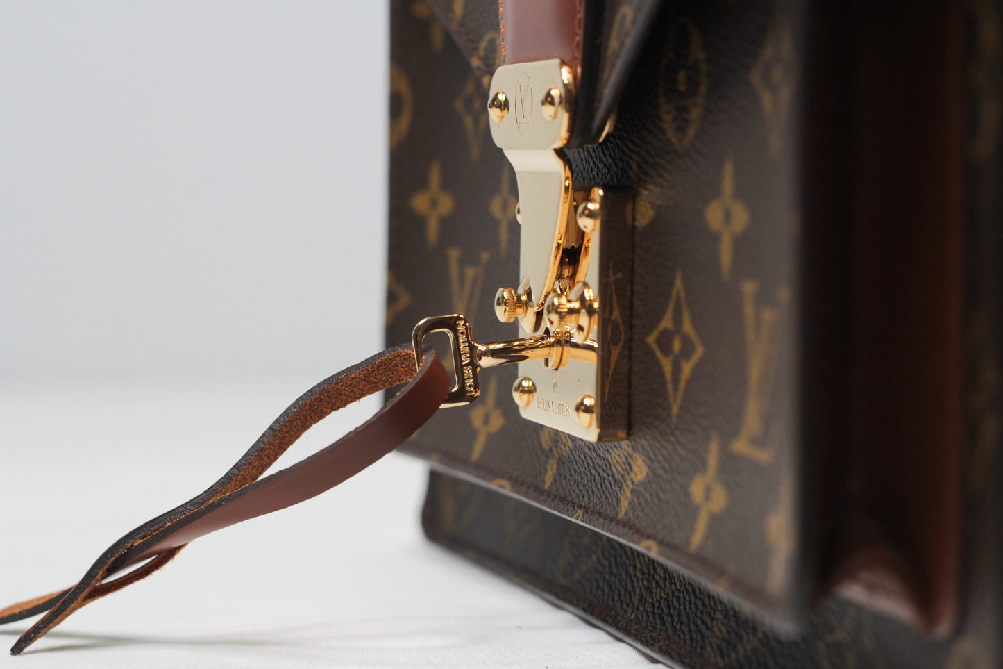 Vintage  Louis Vuitton Monceau Monogram Canvas Hand Bag