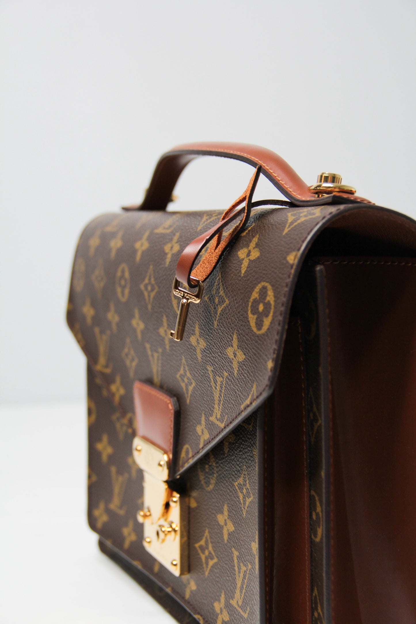 Vintage  Louis Vuitton Monceau Monogram Canvas Hand Bag