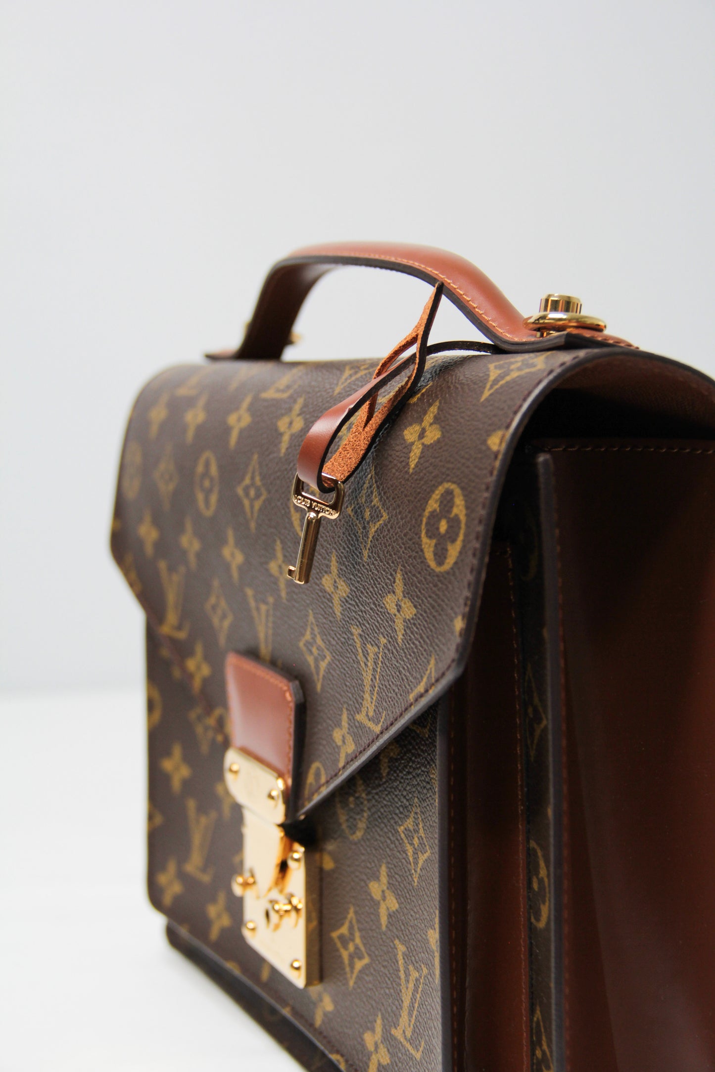 Vintage  Louis Vuitton Monceau Monogram Canvas Hand Bag