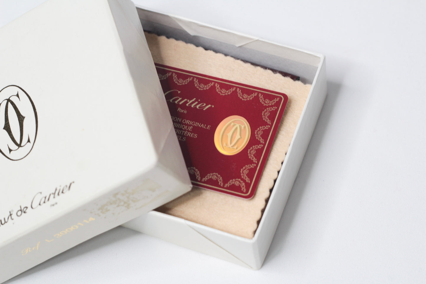 Must de Cartier Burgundy Coin Purse