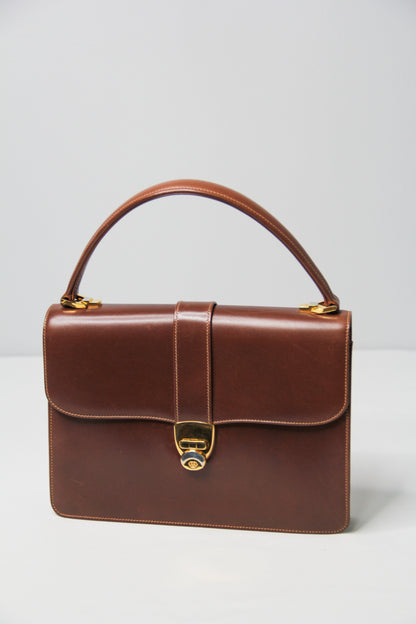 Rare Gucci Handbag Leather Camel