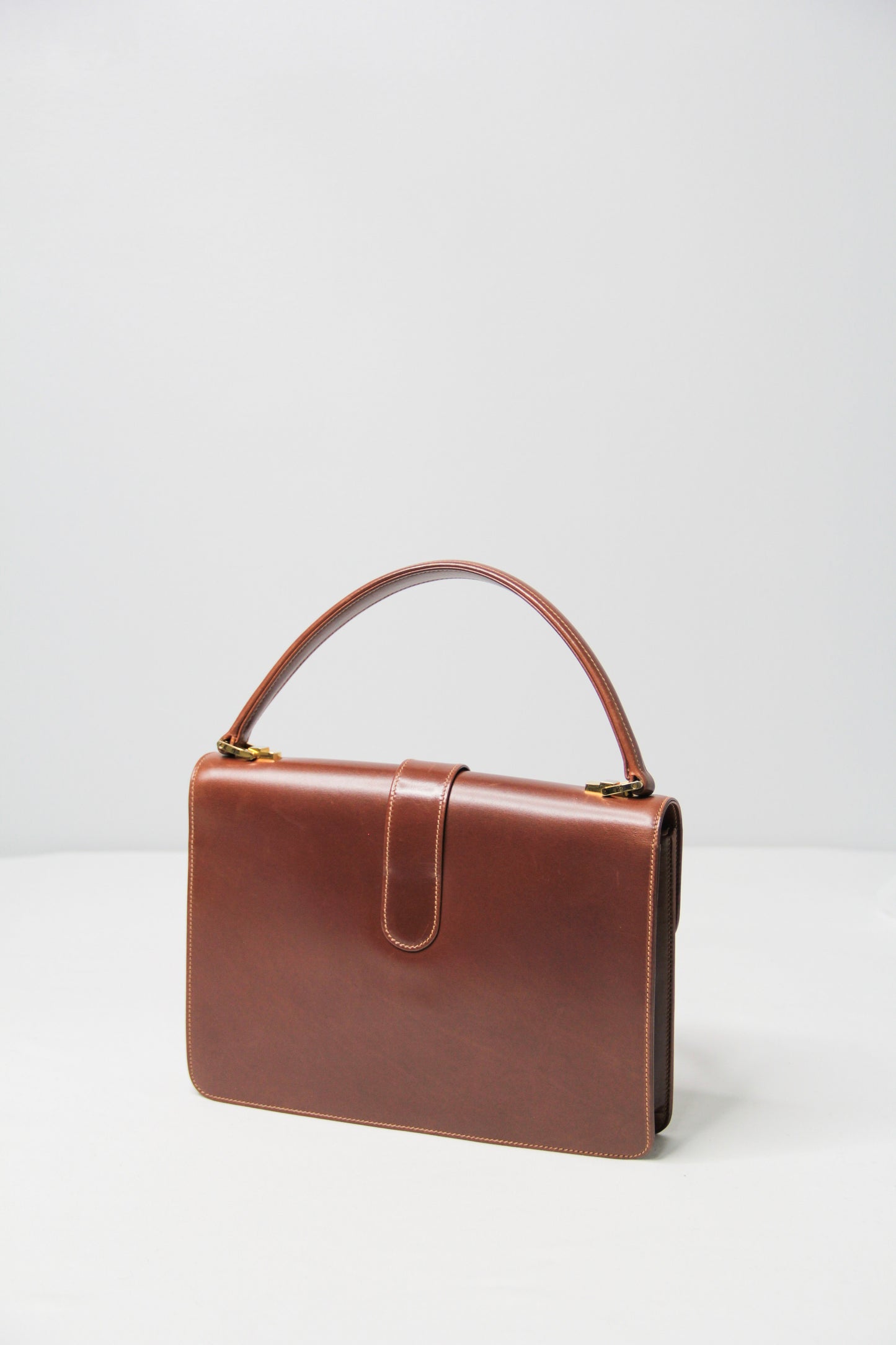Rare Gucci Handbag Leather Camel