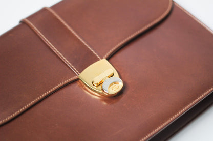 Rare Gucci Handbag Leather Camel