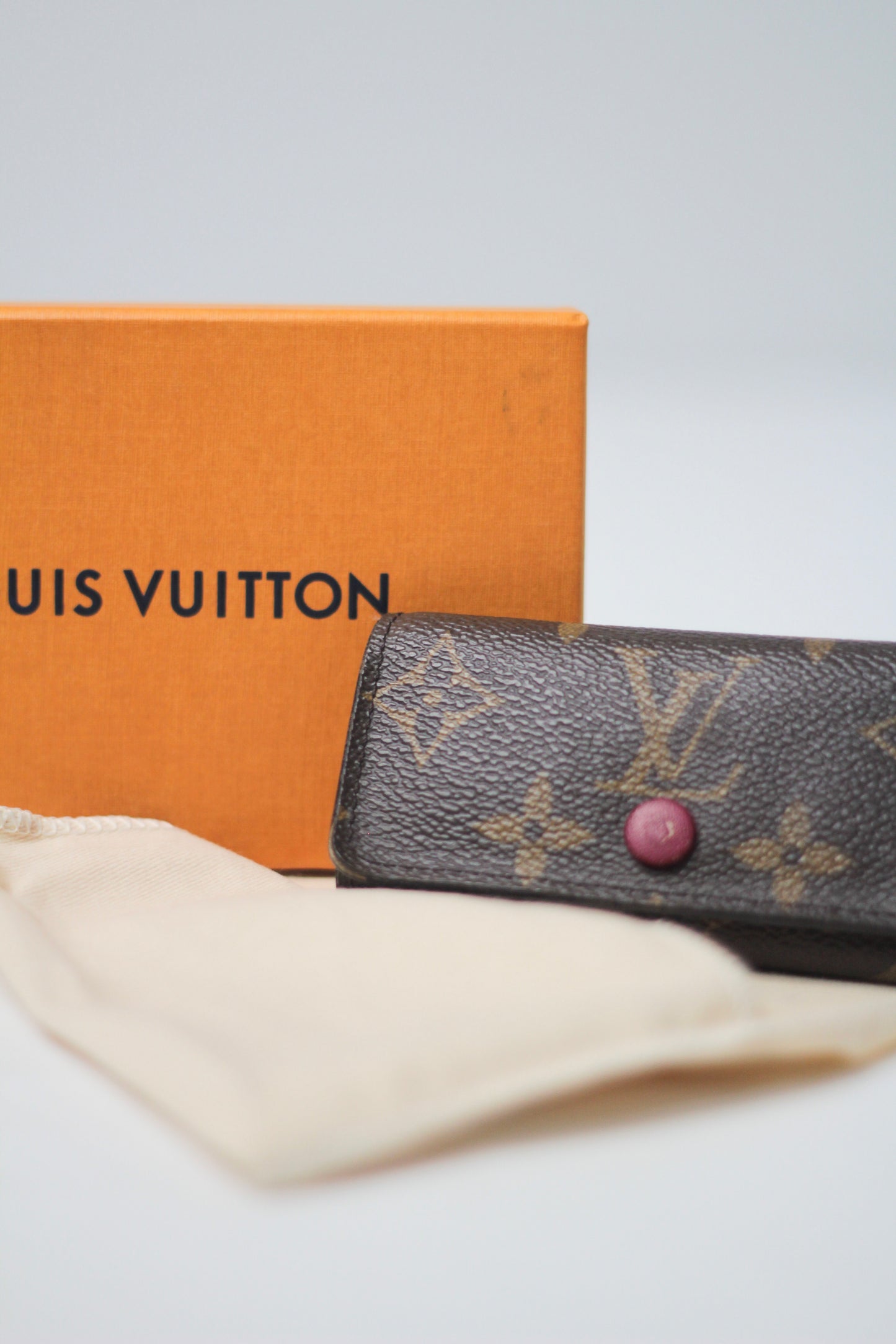 Louis Vuitton Vintage Monogram Personalized Key Chain