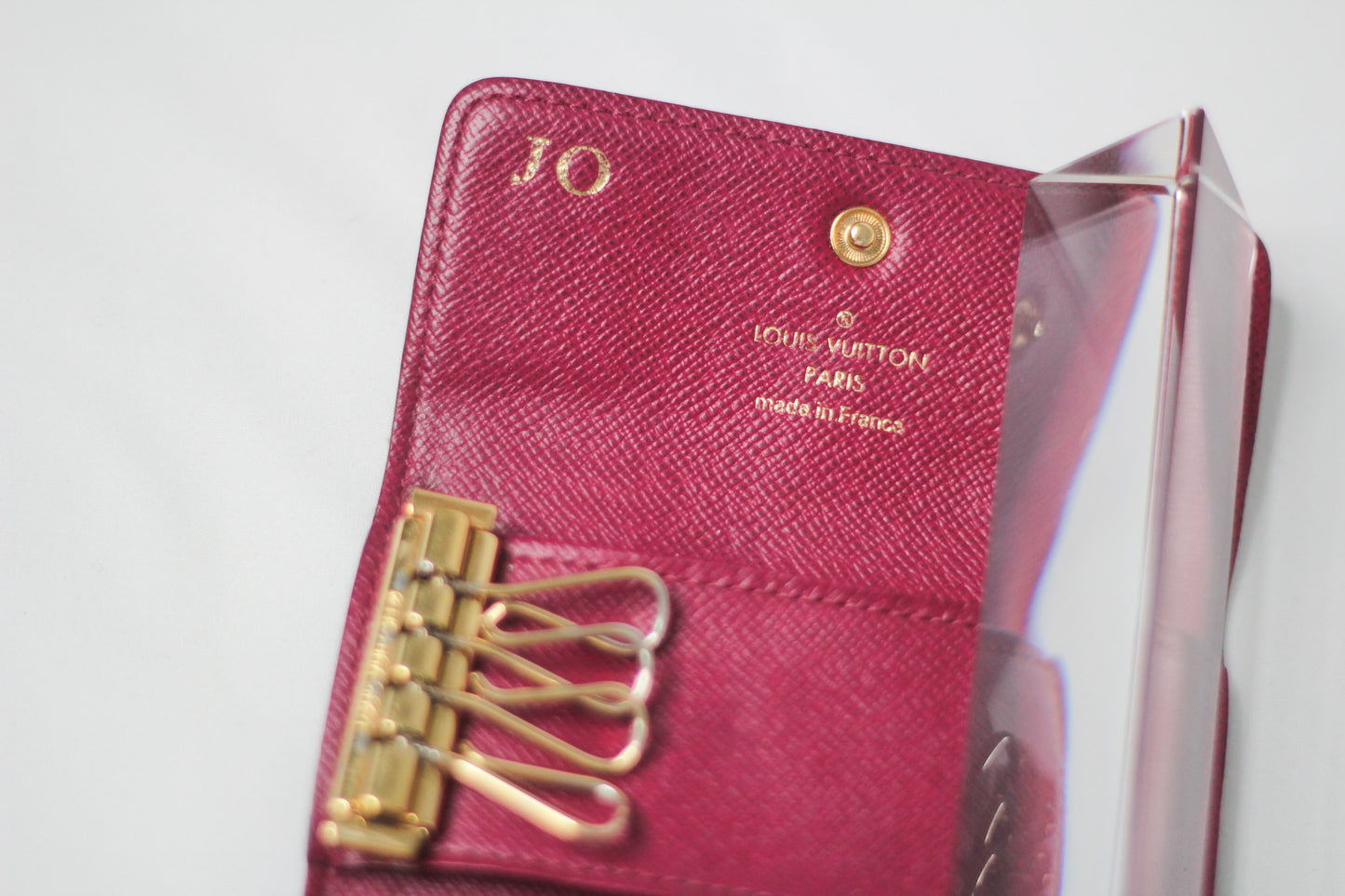 Louis Vuitton Vintage Monogram Personalized Key Chain