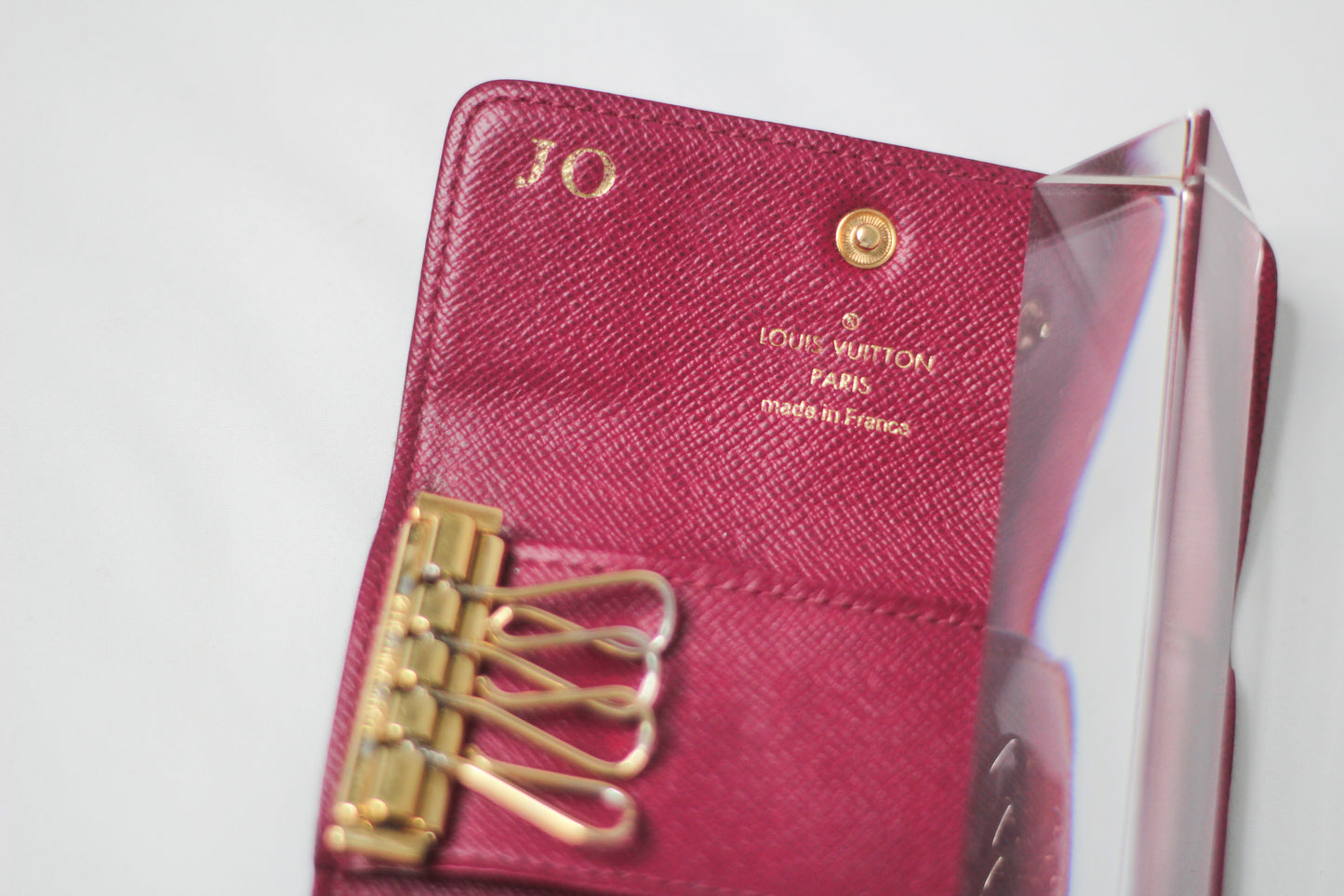Louis Vuitton Vintage Monogram Personalized Key Chain