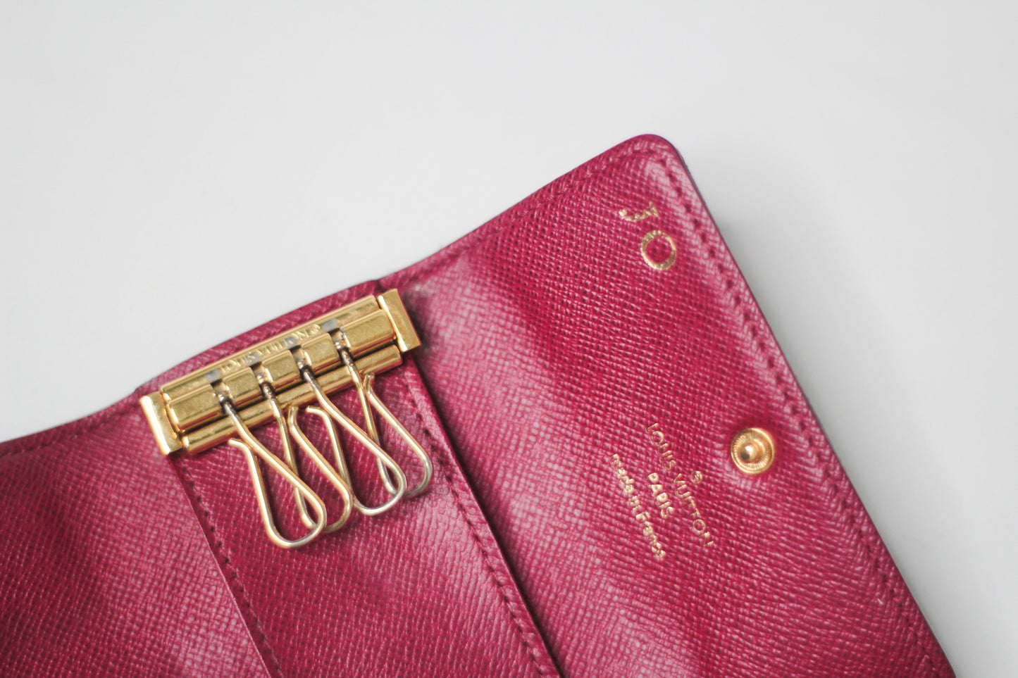 Louis Vuitton Vintage Monogram Personalized Key Chain