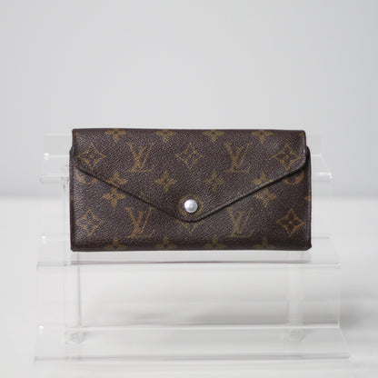 Louis Vuitton Wallet Brown Monogram (blue inside)