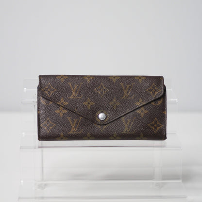 Louis Vuitton Wallet Brown Monogram (blue inside)