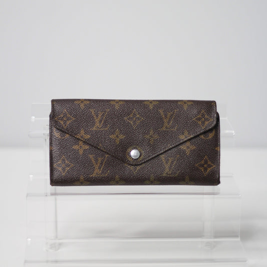 Louis Vuitton Wallet Brown Monogram (blue inside)