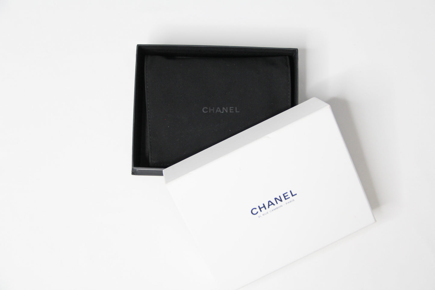 Chanel Timeless Classic Card Holder Quilted Silver leather with Chain – Belt