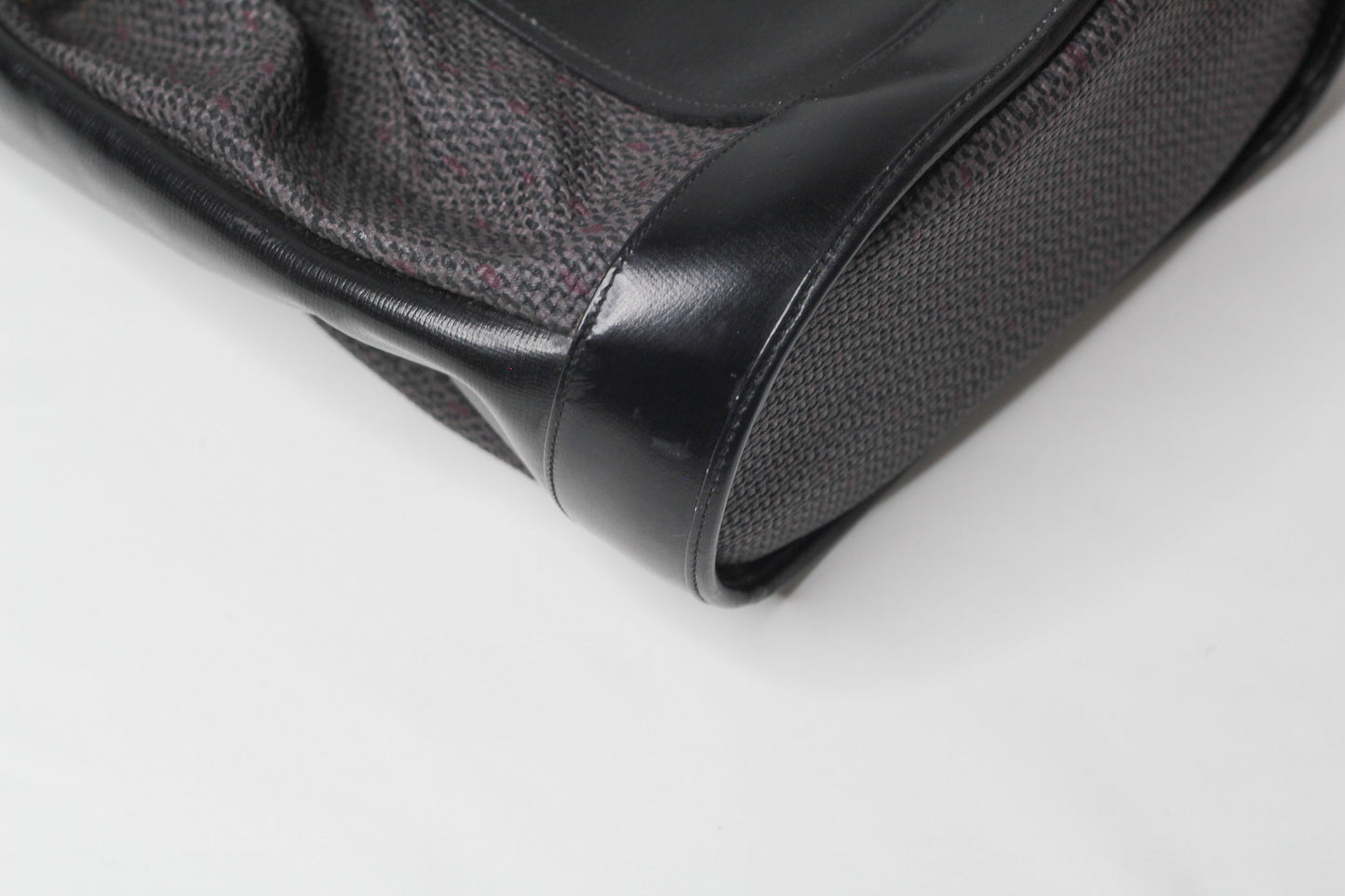 Yves Saint Laurent Vintage Black Hobo Bucket Shoulder Bag