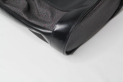 Yves Saint Laurent Vintage Black Hobo Bucket Shoulder Bag