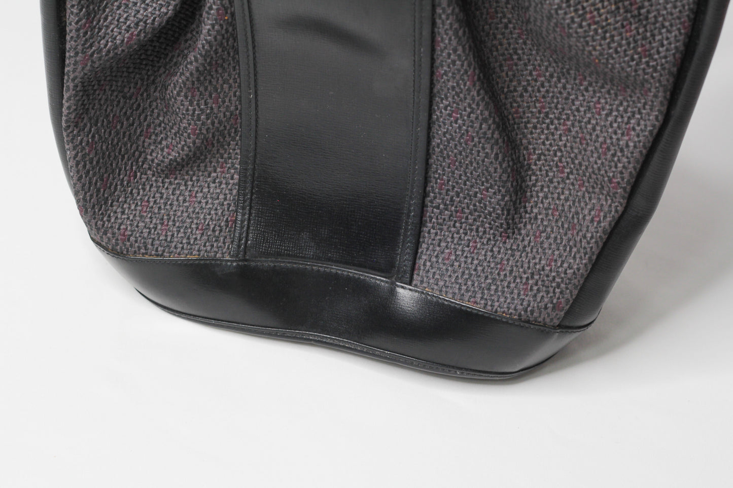 Yves Saint Laurent Vintage Black Hobo Bucket Shoulder Bag