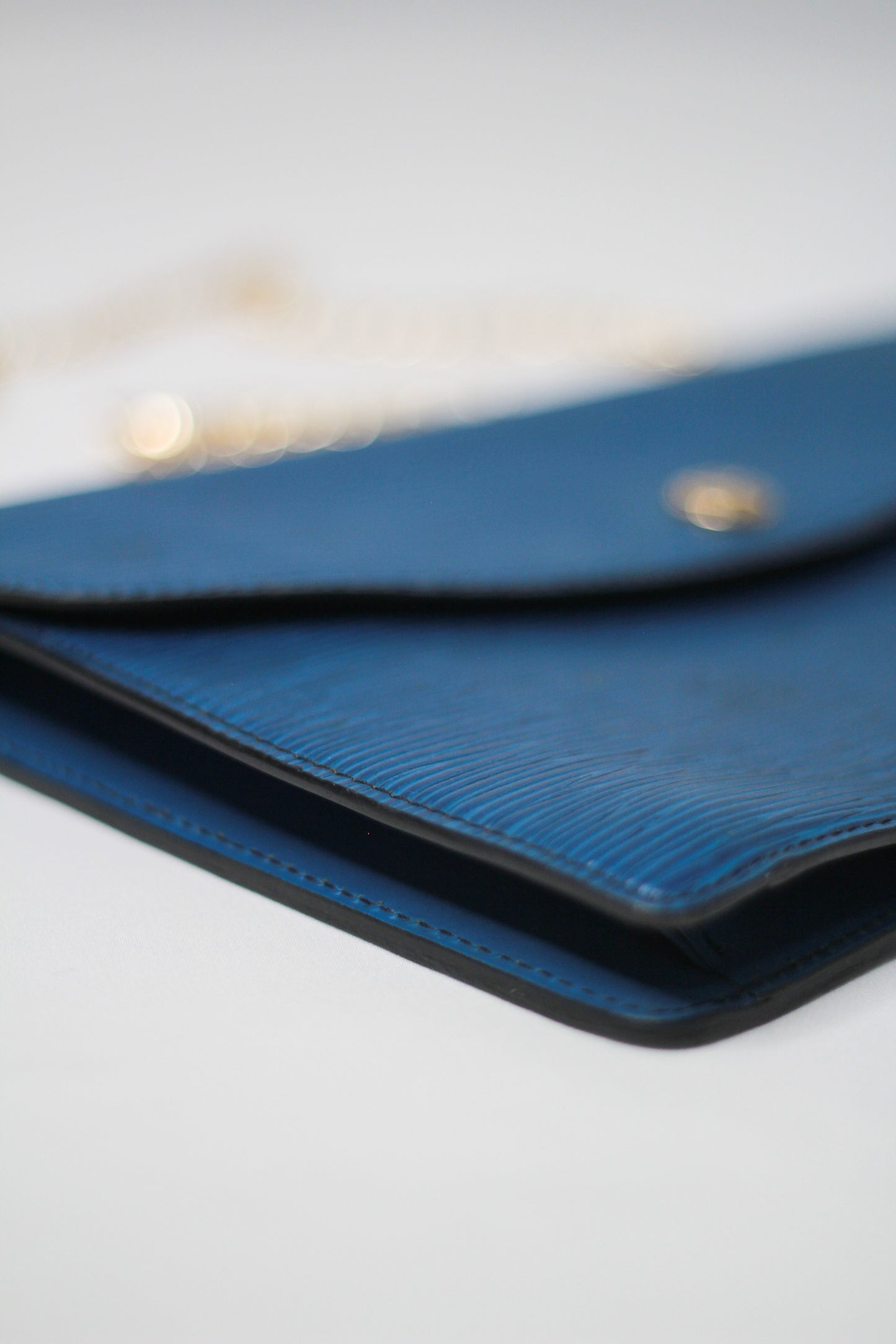 Vintage Louis Vuitton Blue Clutch Bag