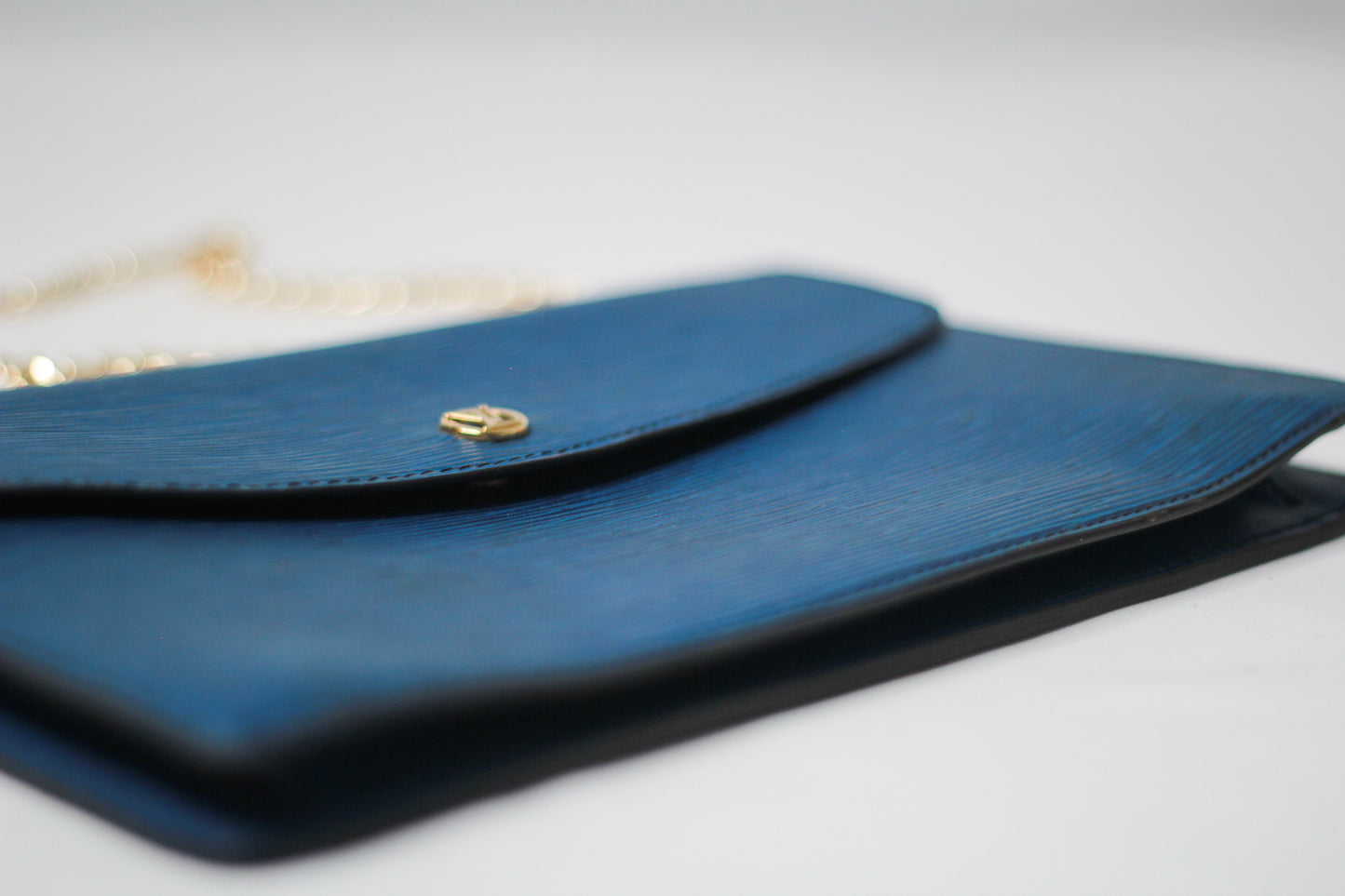 Vintage Louis Vuitton Blue Clutch Bag