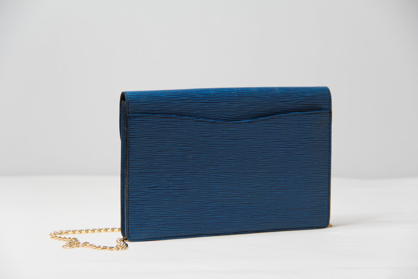Vintage Louis Vuitton Blue Clutch Bag