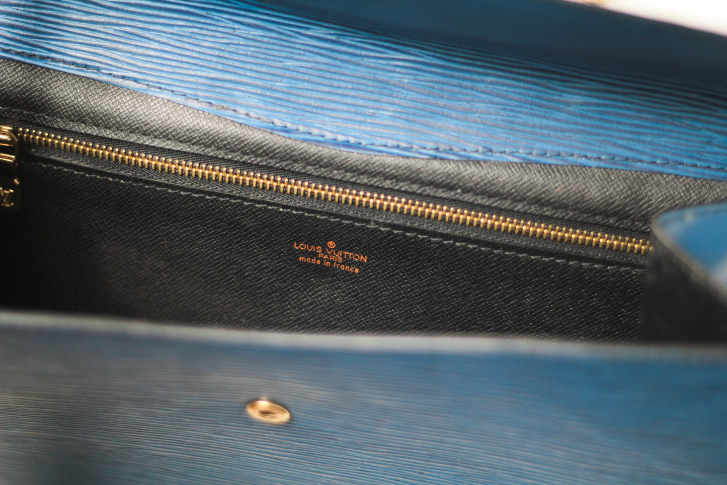 Vintage Louis Vuitton Blue Clutch Bag