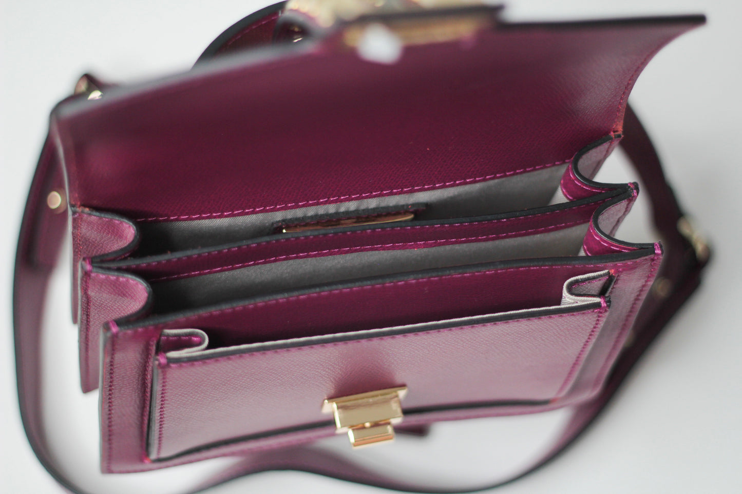 Valentino Titti Palmellato Studded Leather Top Handle Bag
