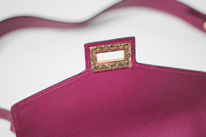 Valentino Titti Palmellato Studded Leather Top Handle Bag