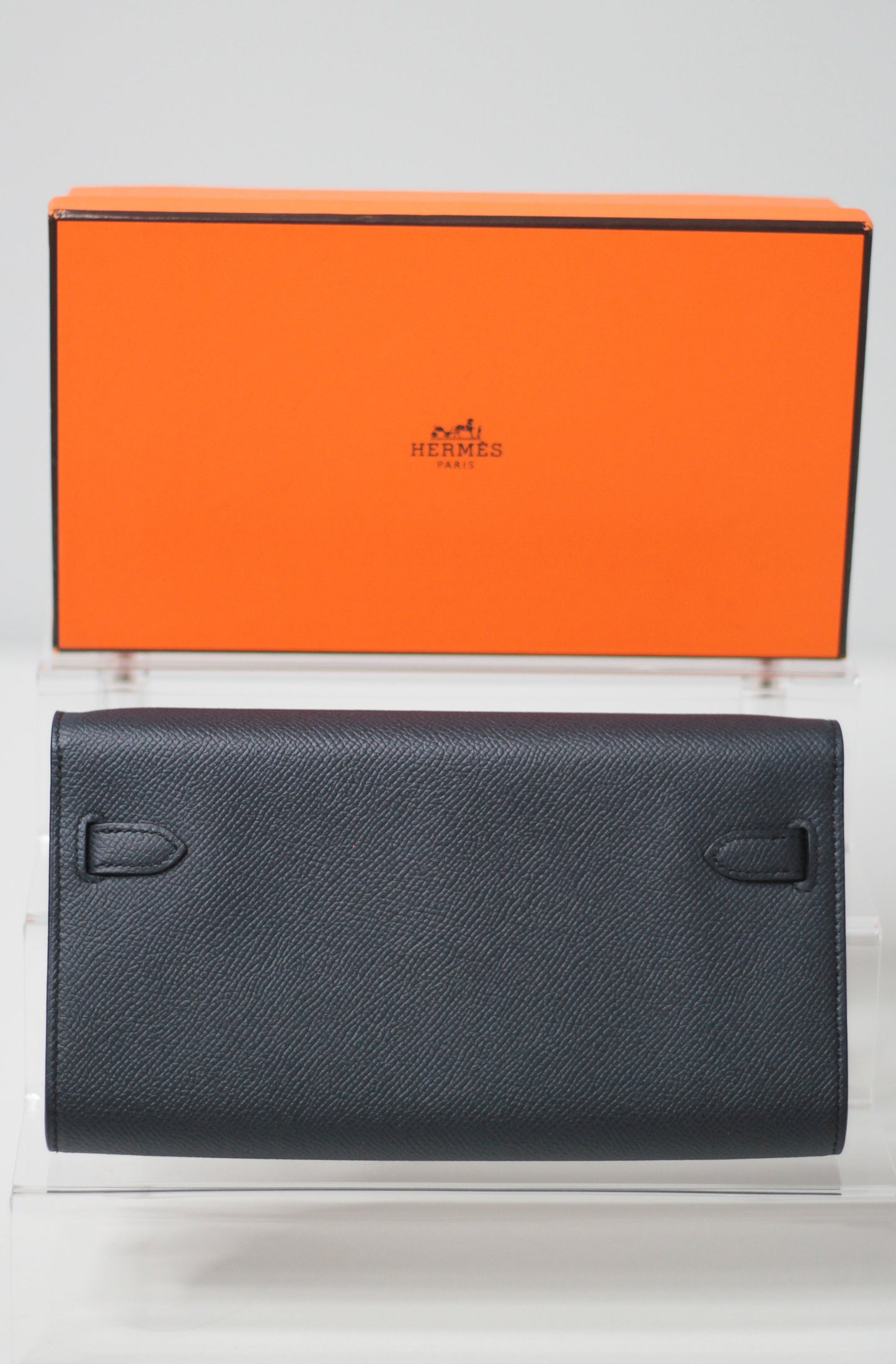 Hermes Kelly To Go Indigo Wallet Epsom