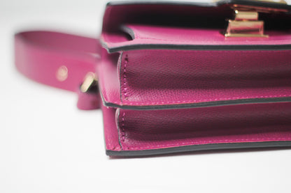 Valentino Titti Palmellato Studded Leather Top Handle Bag