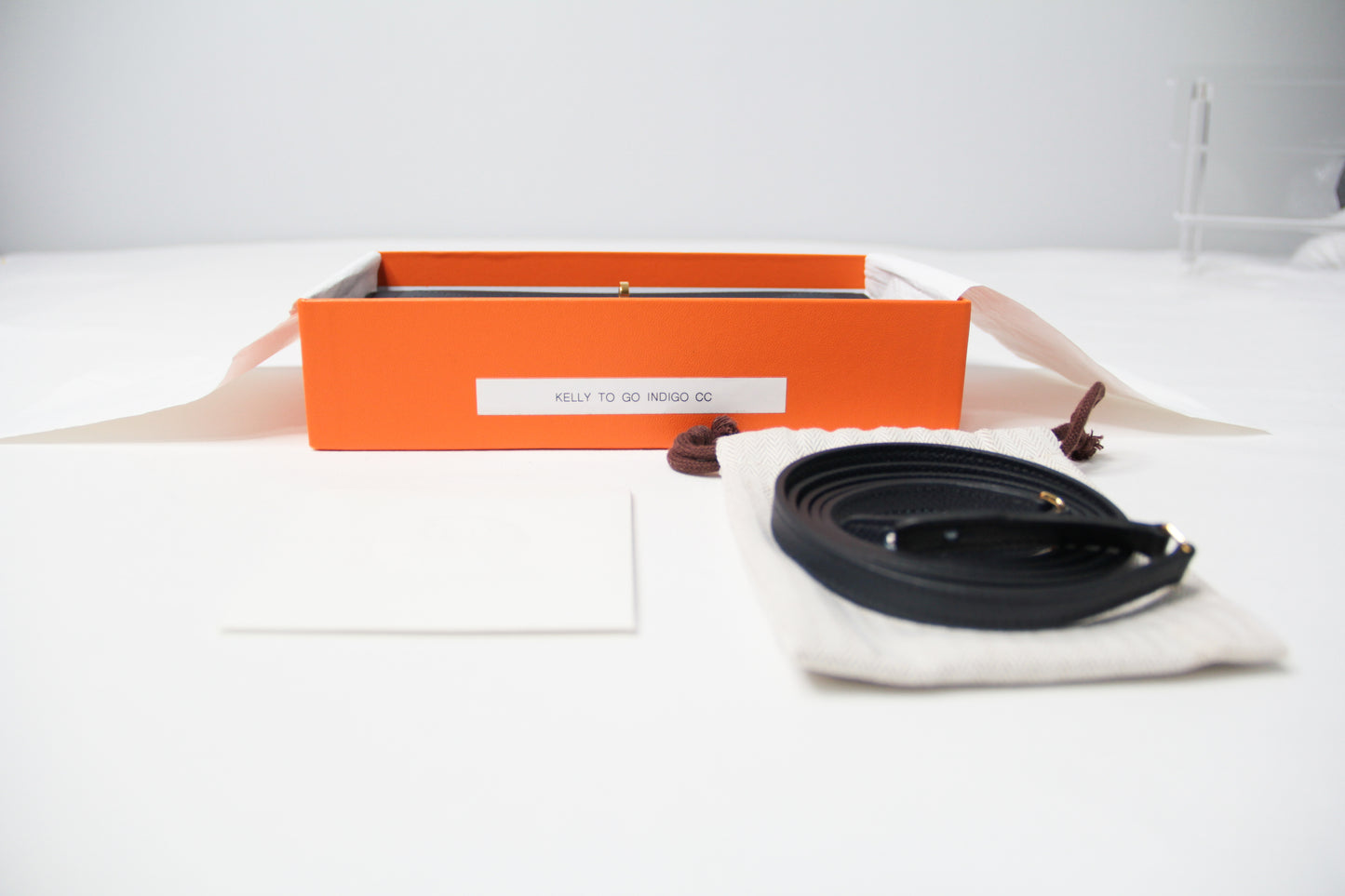 Hermes Kelly To Go Indigo Wallet Epsom