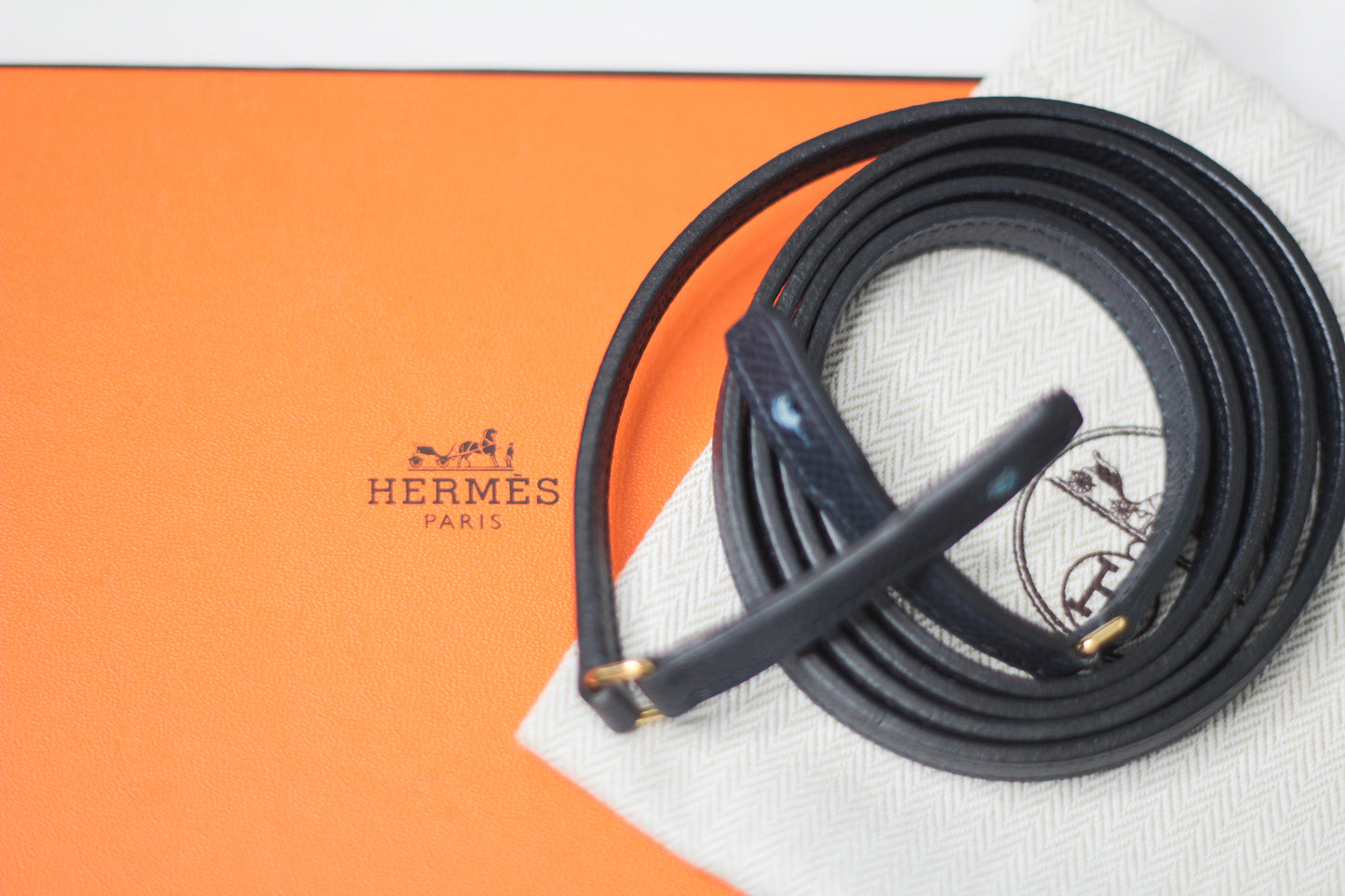 Hermes Kelly To Go Indigo Wallet Epsom