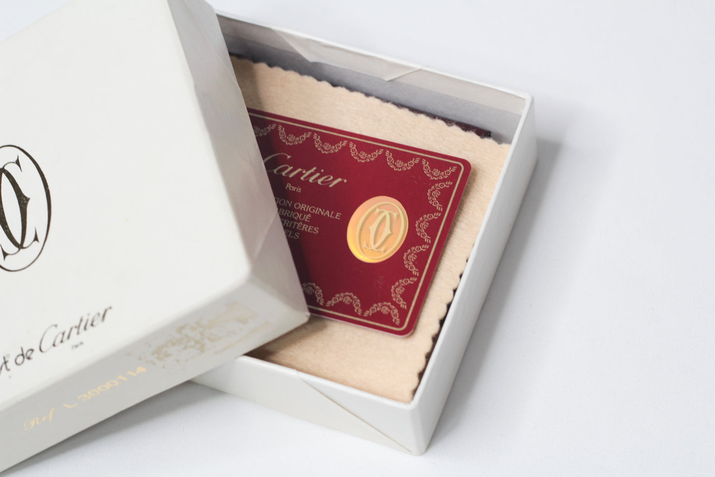 Must de Cartier Burgundy Coin Purse