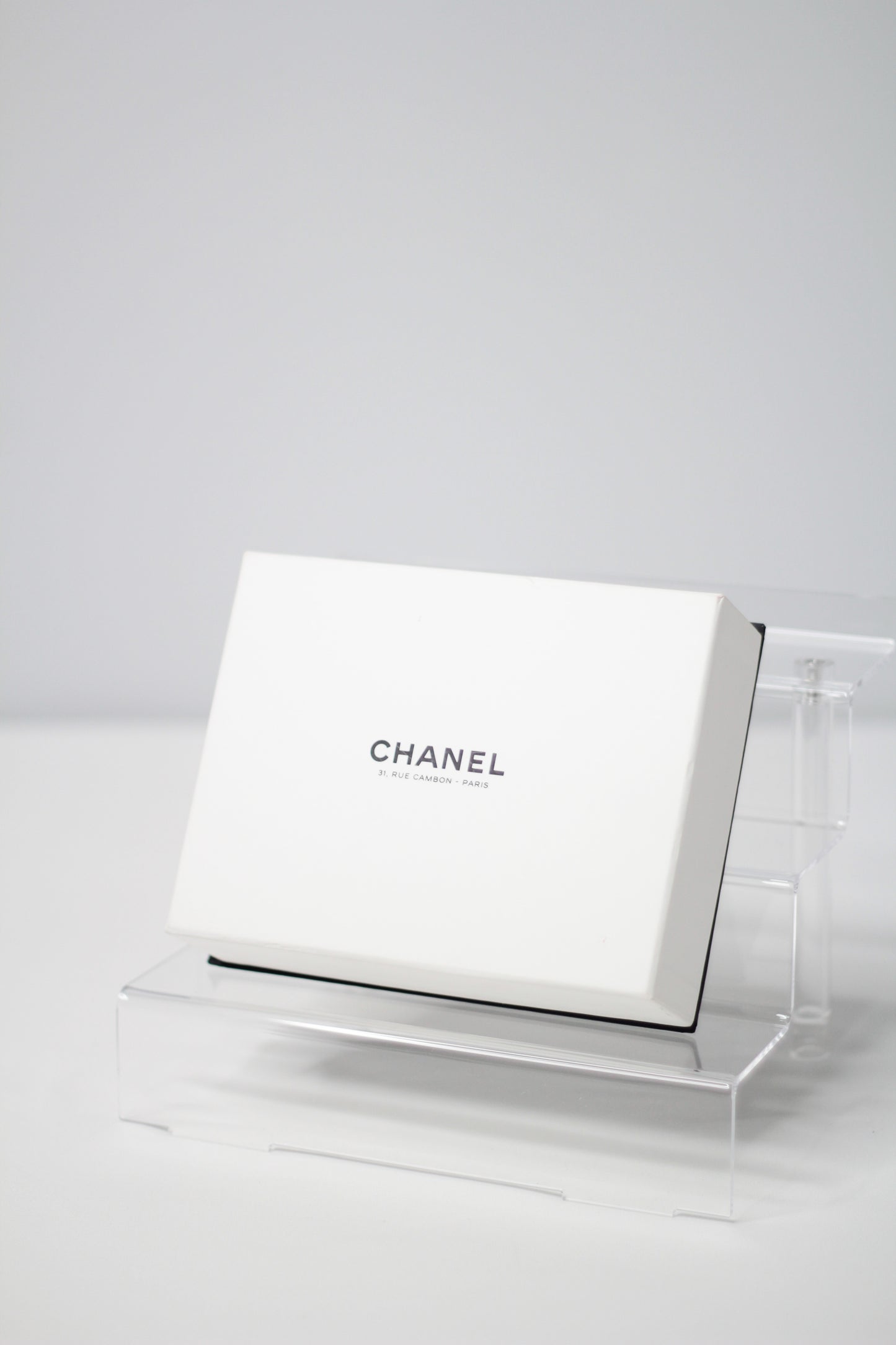 Chanel Timeless Classic Card Holder Quilted Silver leather with Chain – Belt